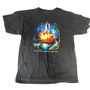 Vintage Kennedy Space Center NASA Pocket T Shirt Cotton Large